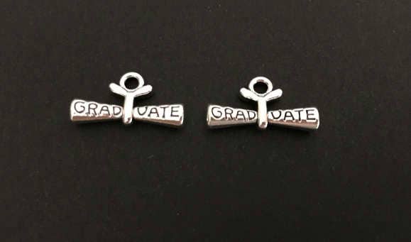 Graduation Diploma Charm