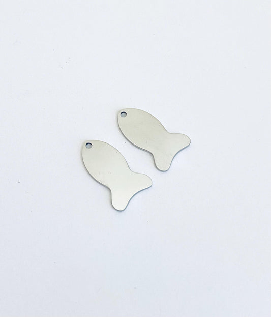 Engravable Stainless Steel Fish Tag