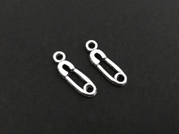 Small Safety Pin Charm