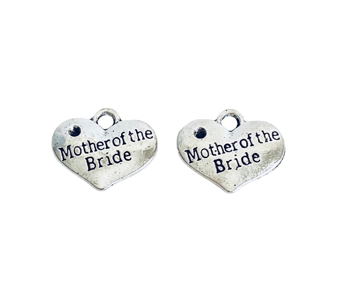 Base Metal Wedding Charms (Mother of Bride • Bride • Sister of Bride • Bridesmaid)