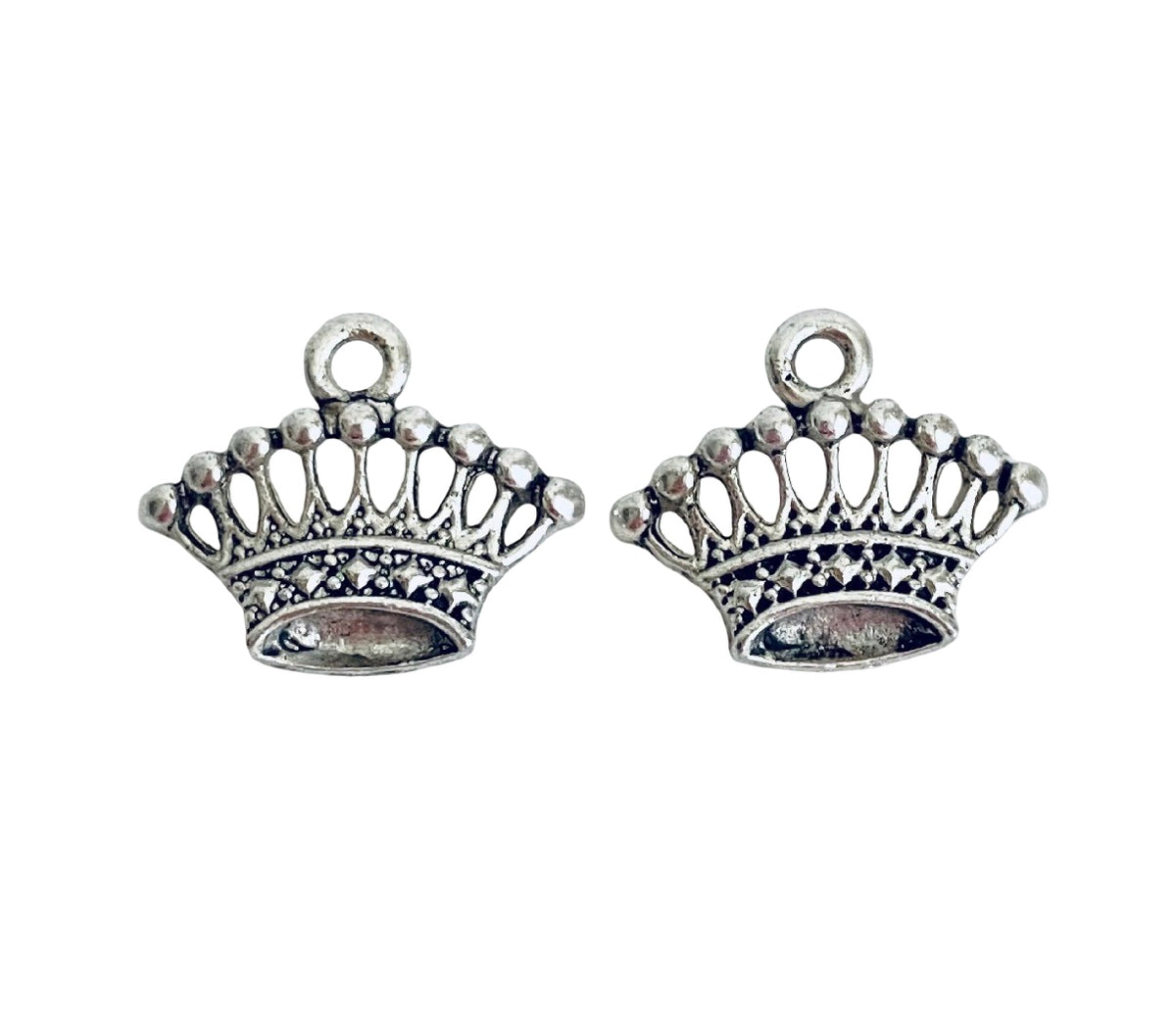 Base Metal Princess Tiara Charm