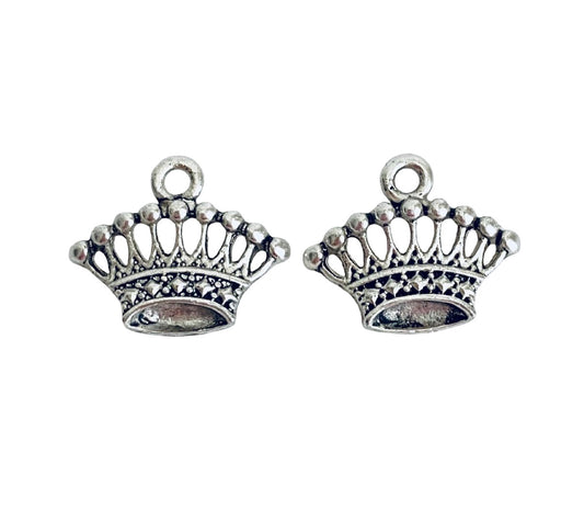 Base Metal Princess Tiara Charm