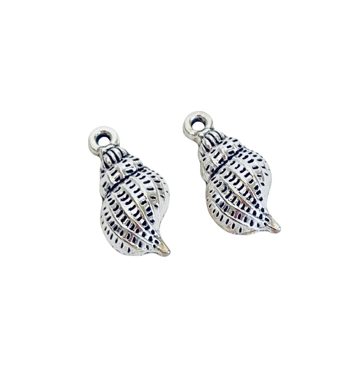 Base Metal Seashell Charm