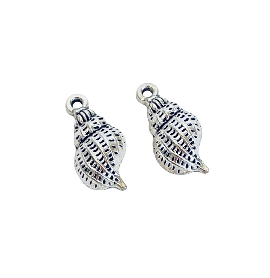 Base Metal Seashell Charm