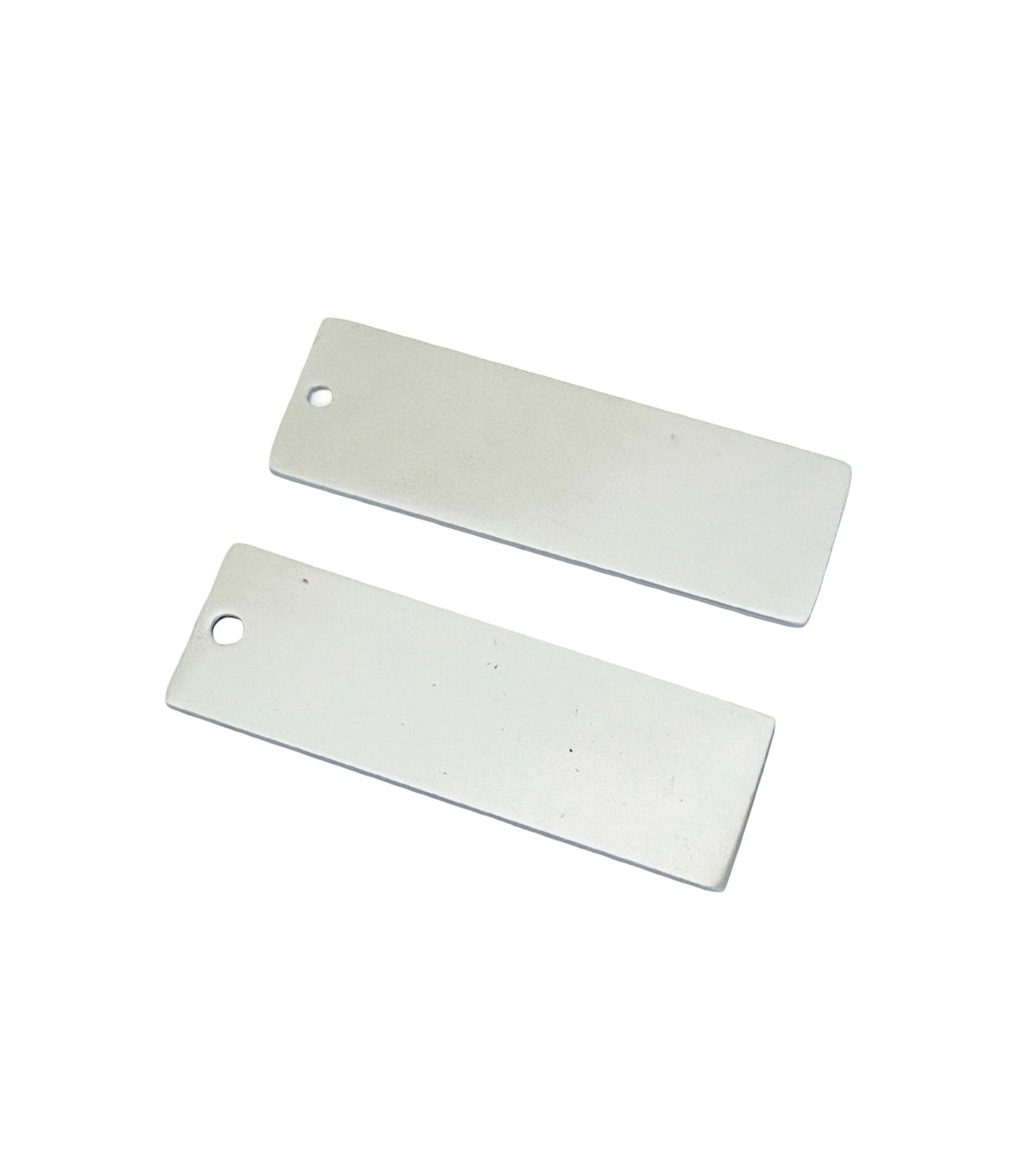 Shiny Stainless Steel Long Blank • 12mm x 38mm