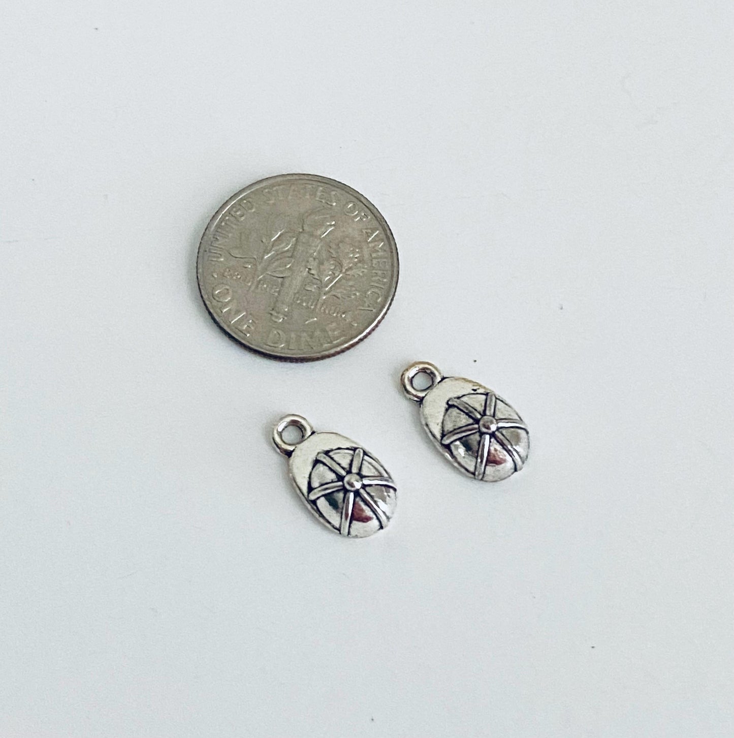 Tiny Baseball Cap Charm