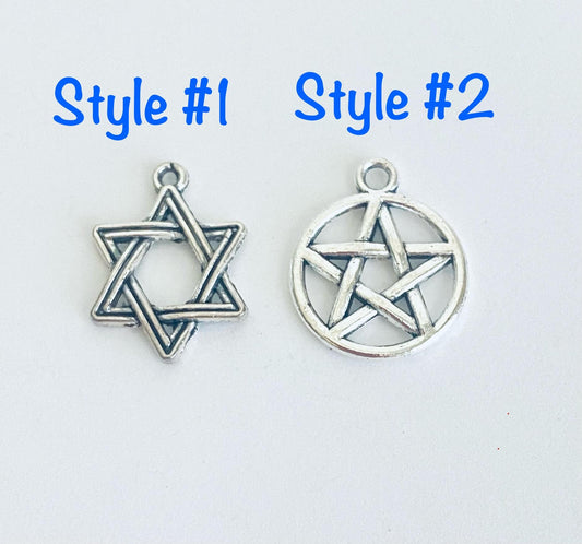 Base Metal Star of David Charm