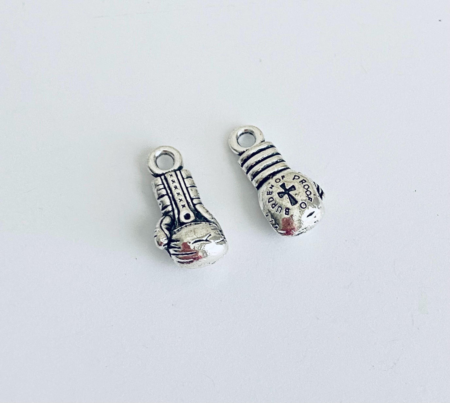 Base Metal Boxing Glove Charm