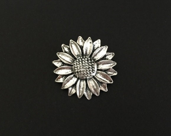 Large Sunflower Charm