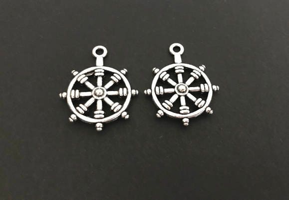 Ship Wheel Charm