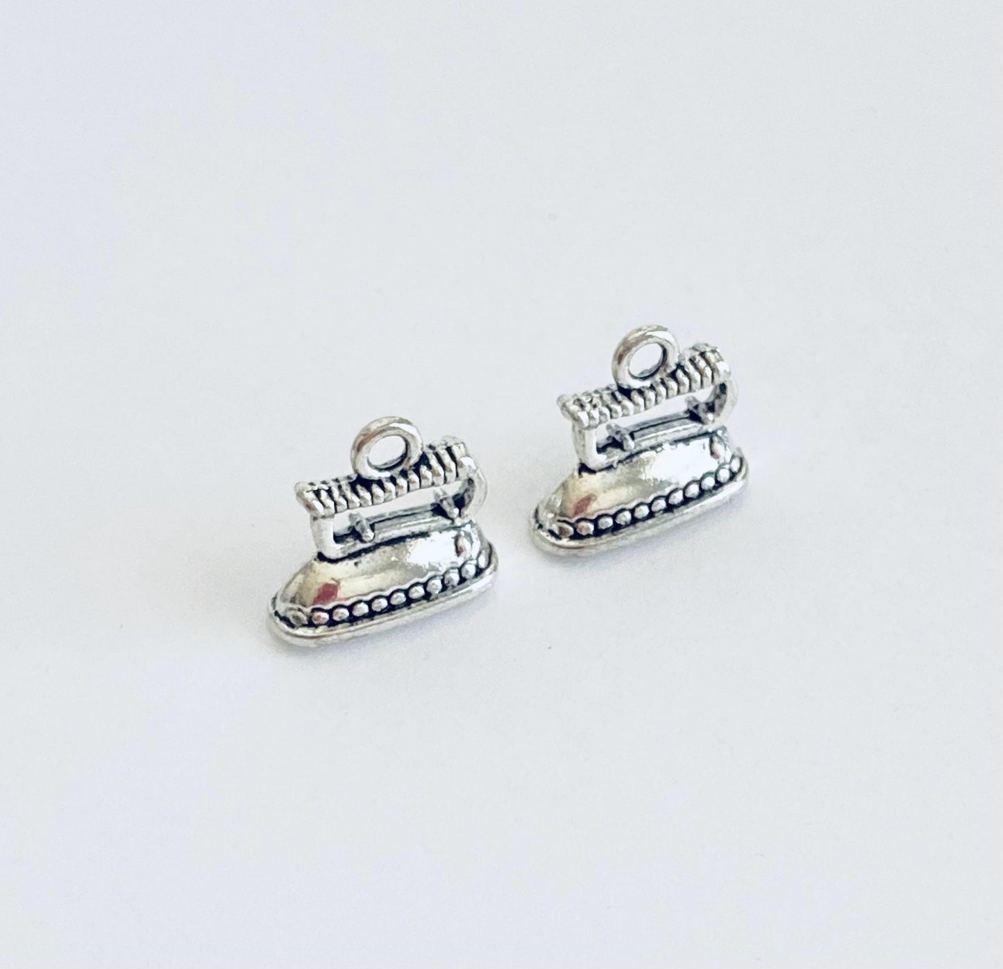 Small Steam Iron Charm