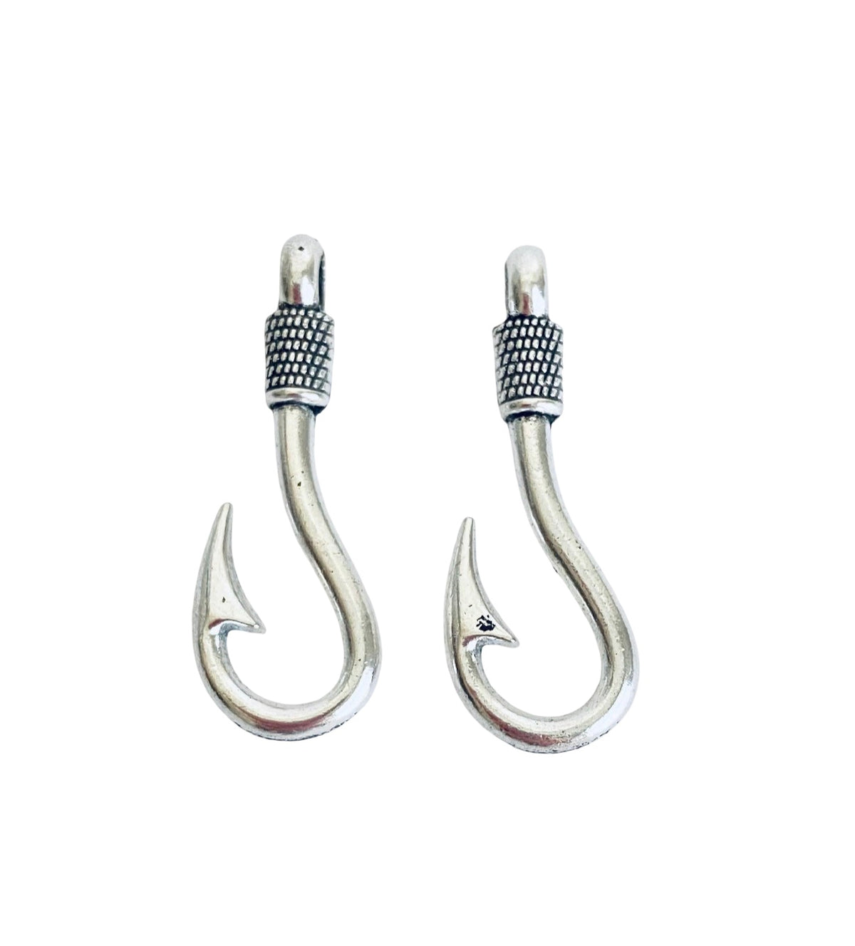 Base Metal Fish Hook Charms