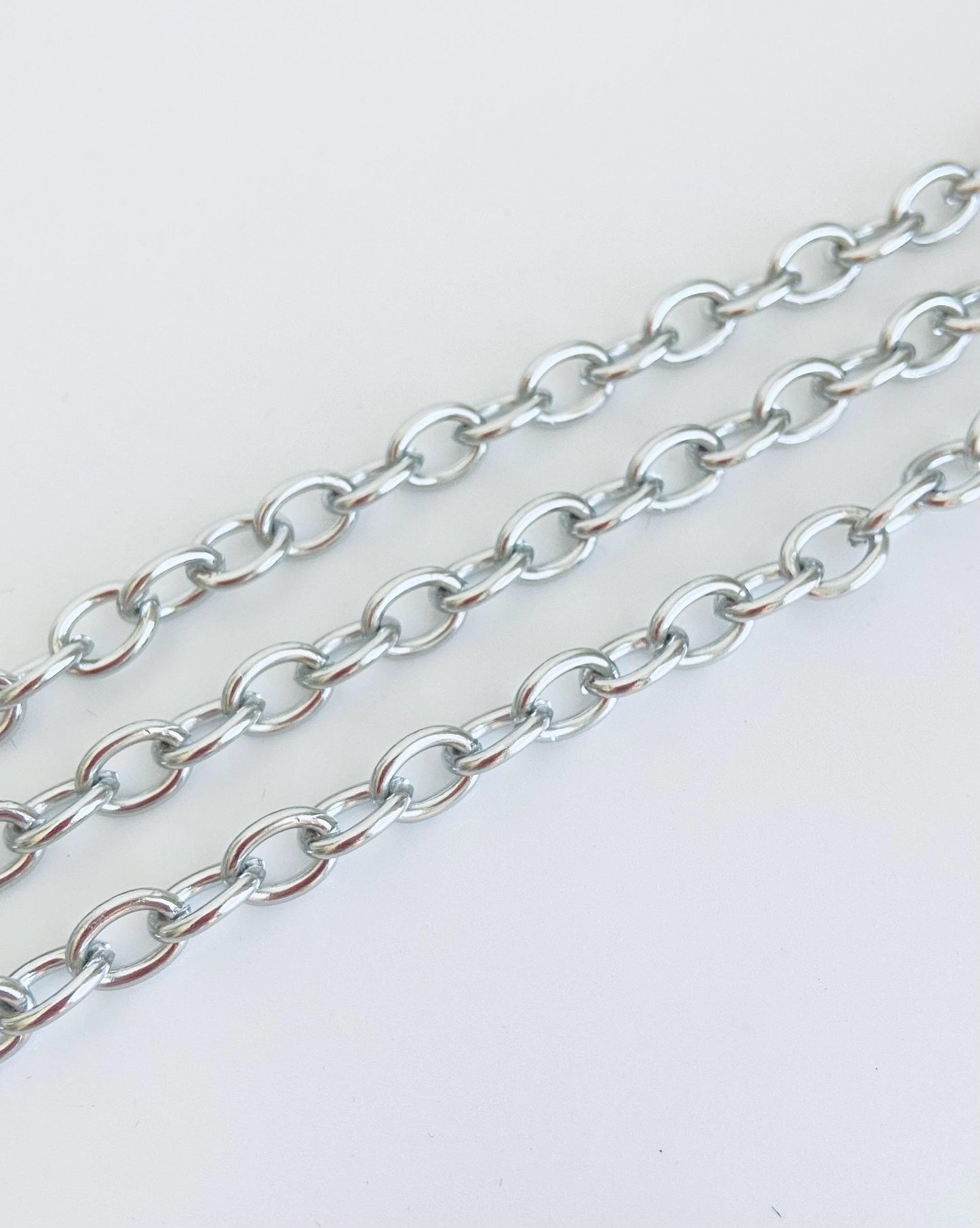 Stainless Steel Oval Chain (6x8mm)