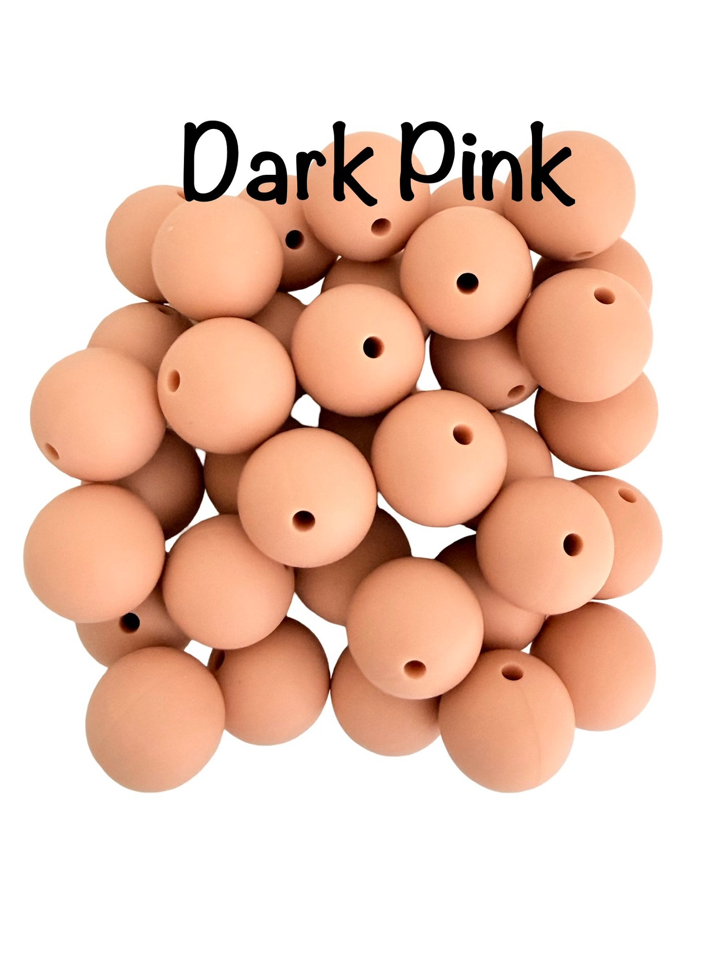 15mm Round Silicone Beads (Sold Individually)
