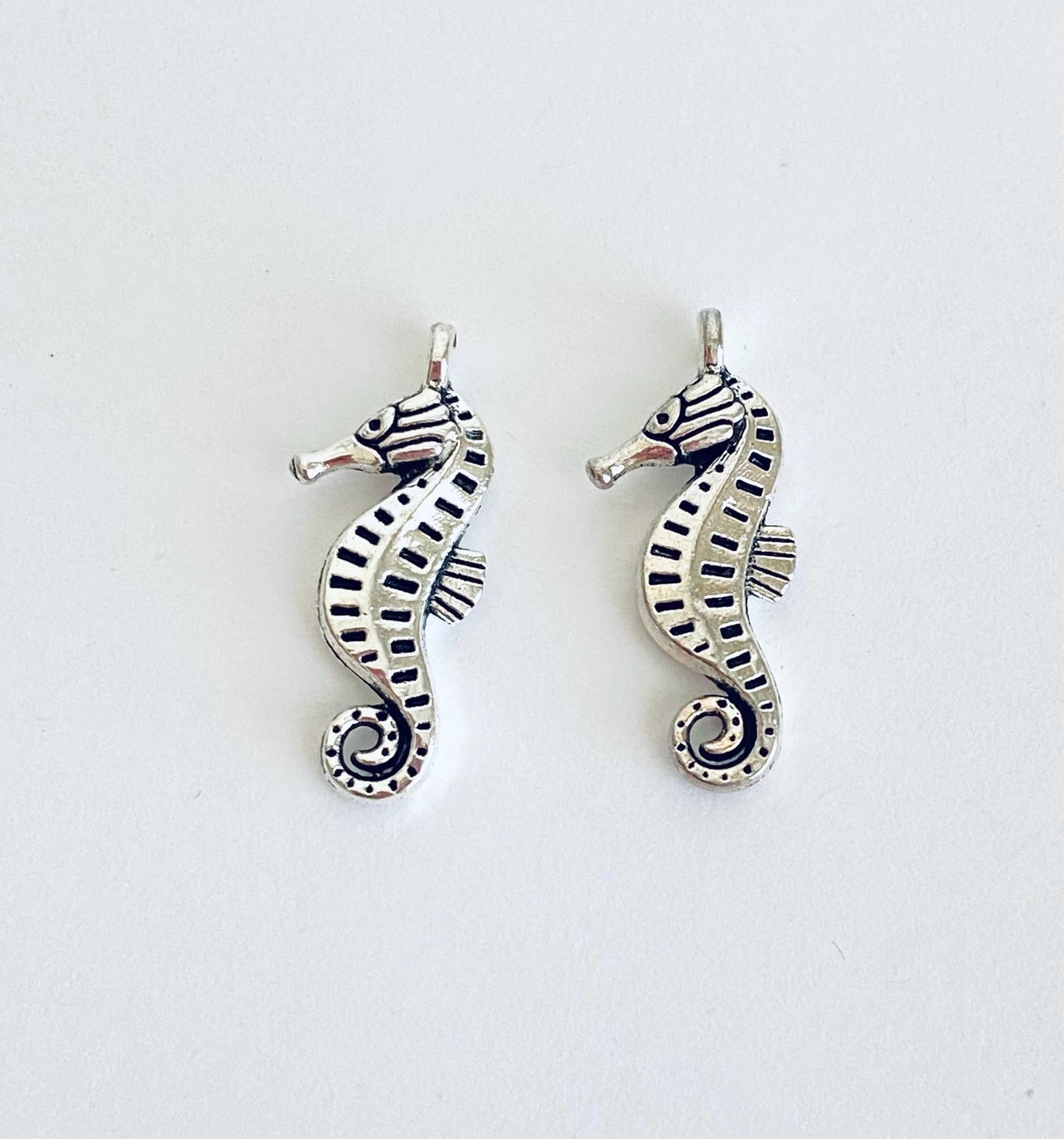Base Metal Seahorse Charm