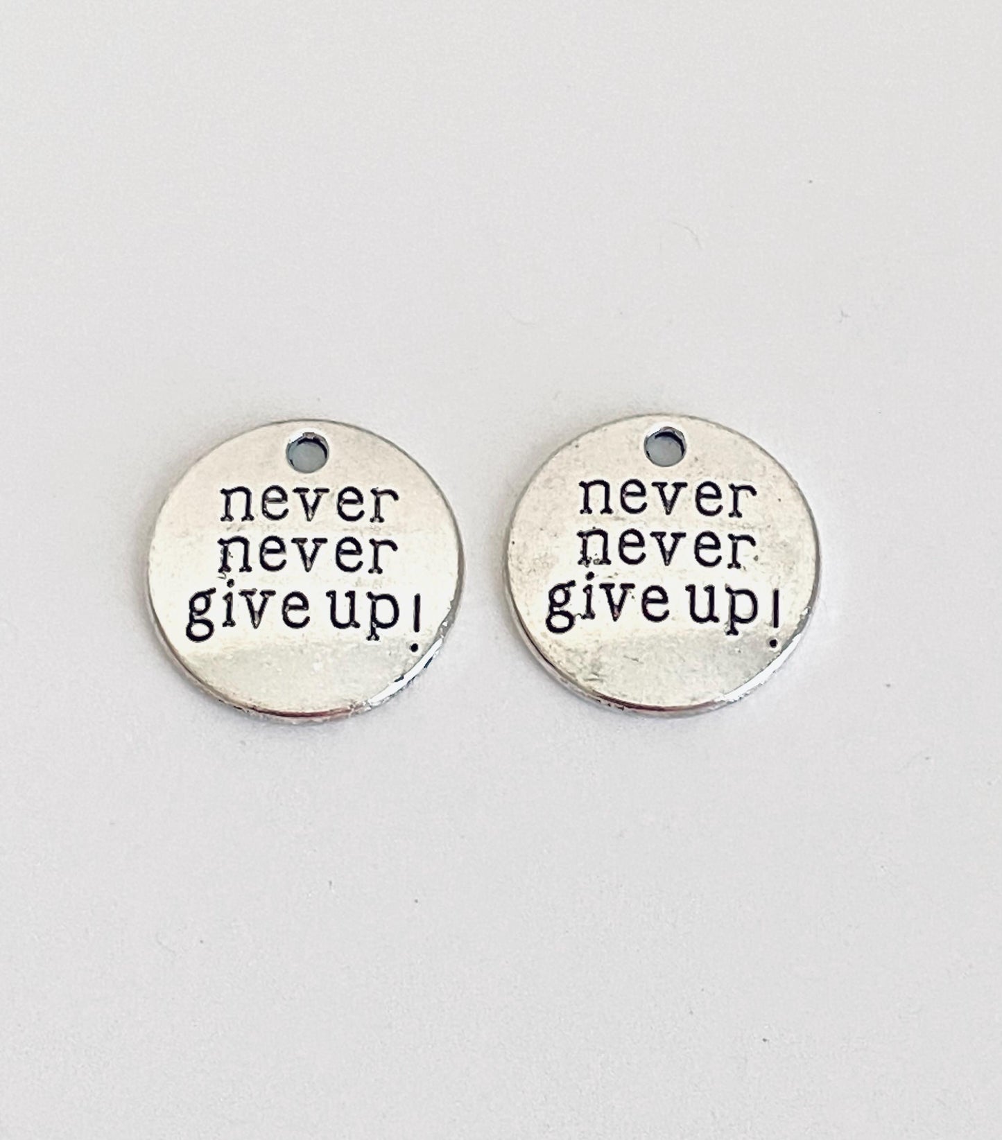 Never Give Up Charm