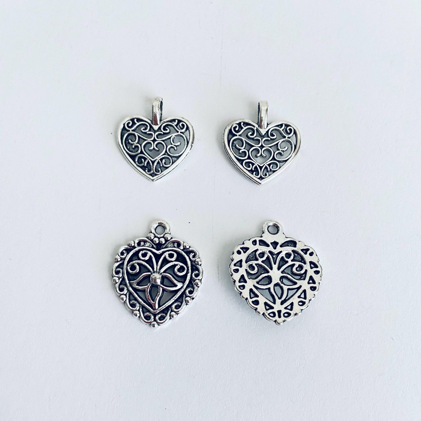 Filigree Heart Charm