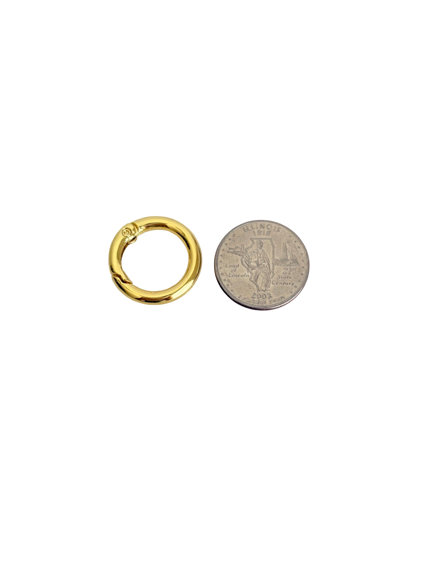 Round Clip-On Clasp • Silver or Gold
