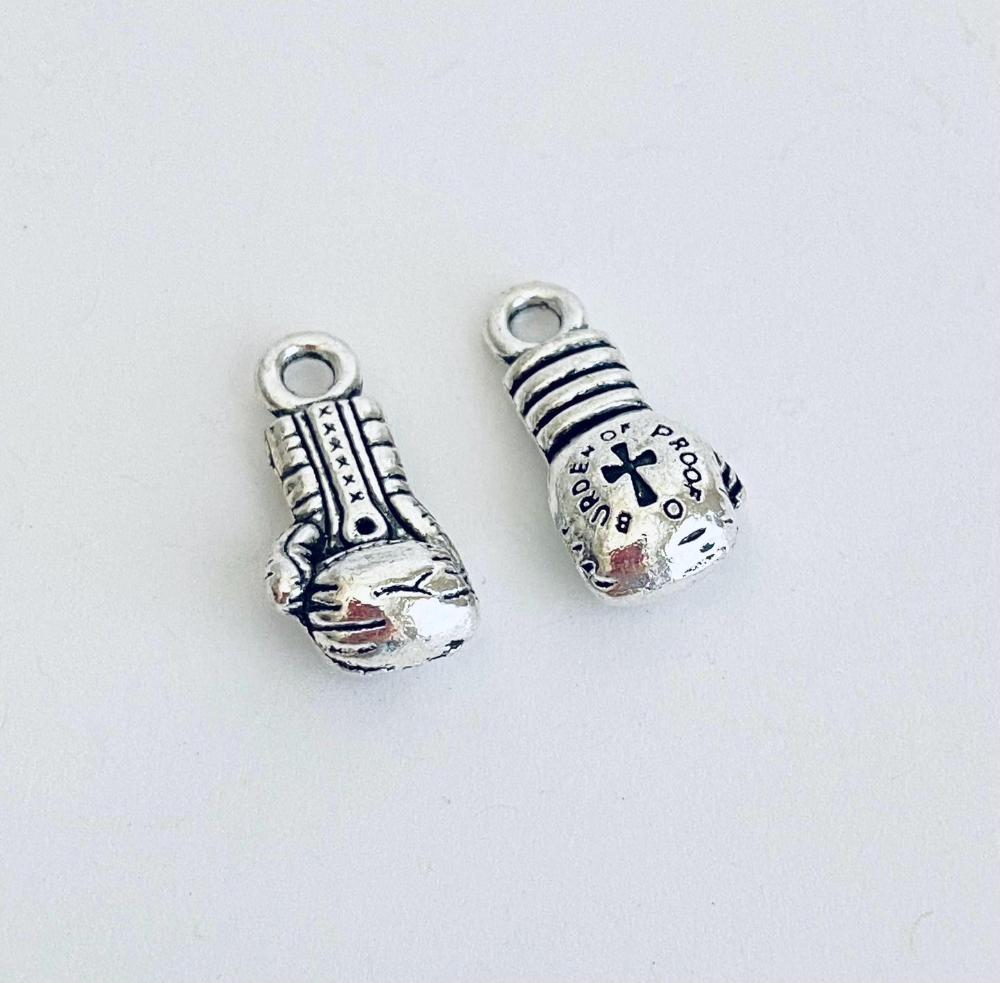 Base Metal Boxing Glove Charm