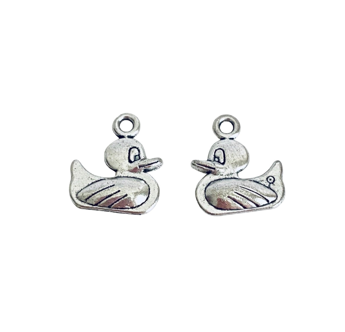 Base Metal Duck Charm