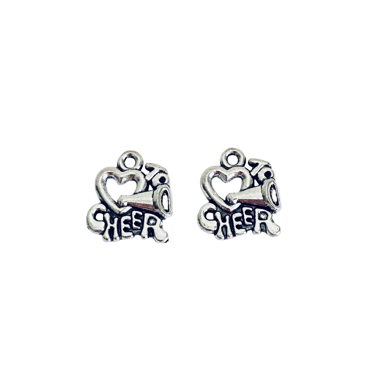 Base Metal Cheerleader Charms