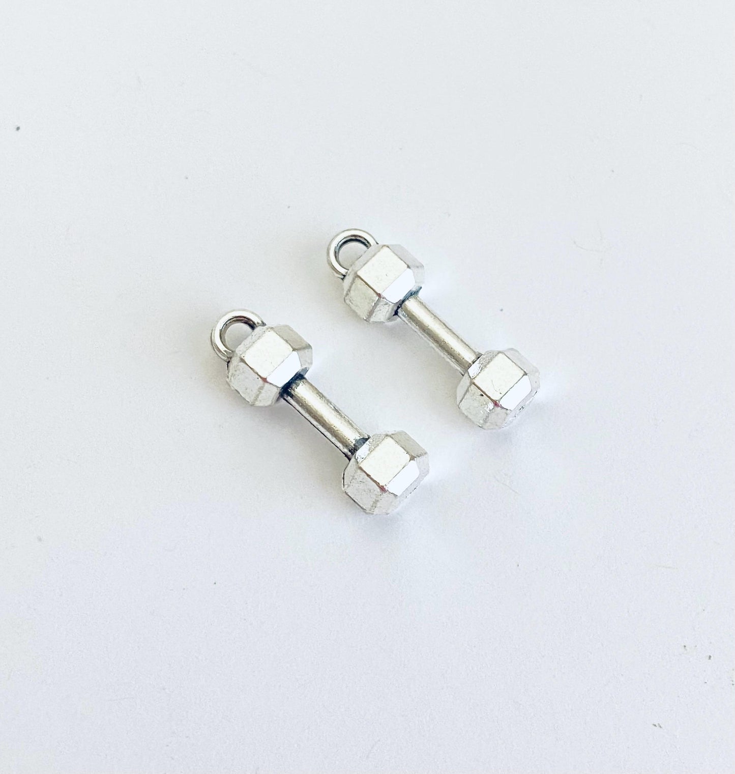 Small Dumbbell Charm