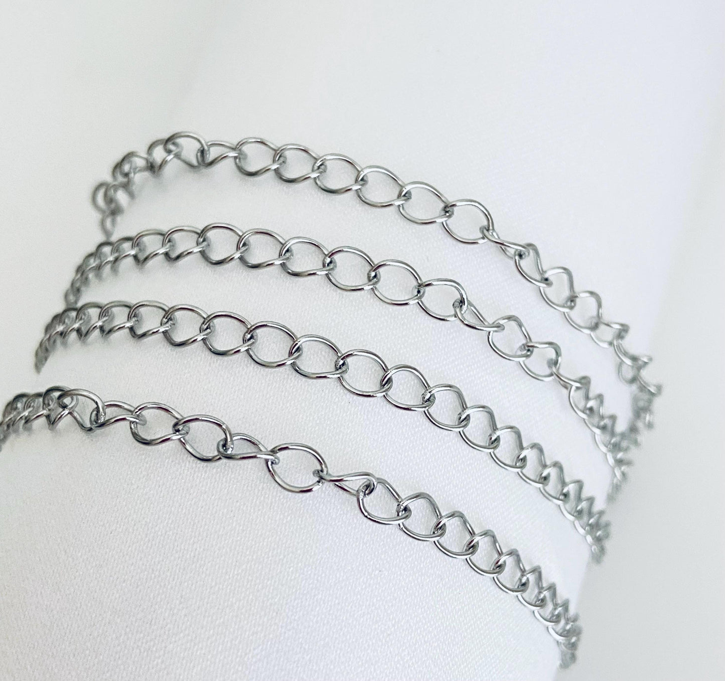 Stainless Steel Extension Chain (4x5mm)