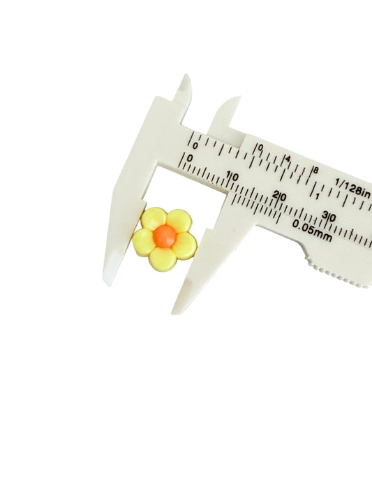12mm Acrylic Flower Beads • Random Mix Flower Beads for Jewelry Making & Crafts