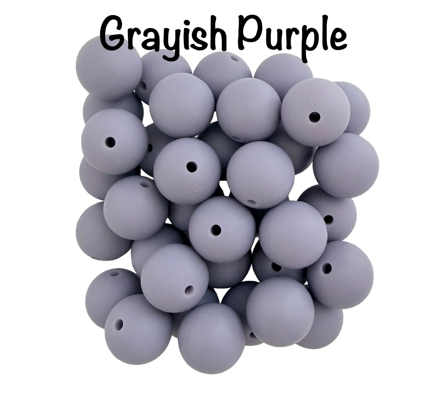15mm Round Silicone Beads (Sold Individually)