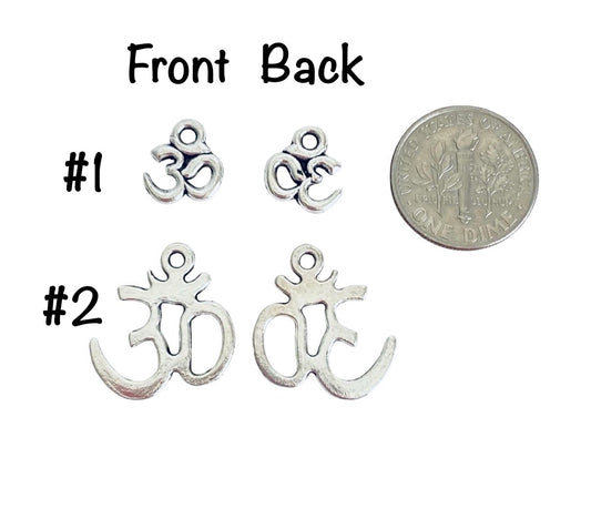 Base Metal OM Charms