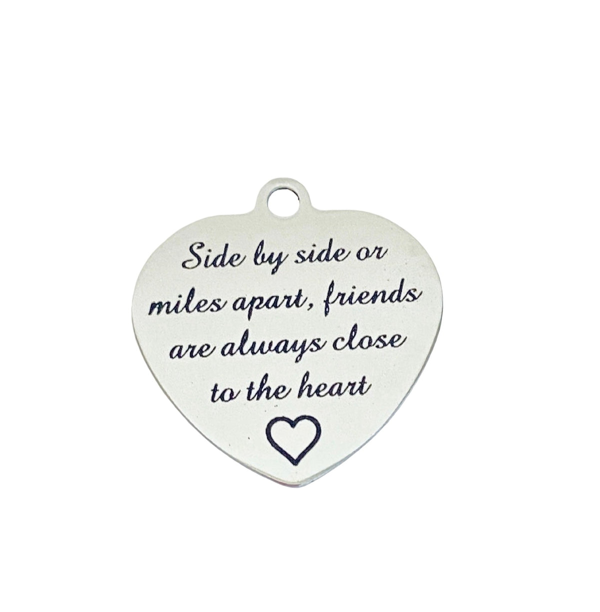 Stainless Steel Friendship Charm • Sold Individually