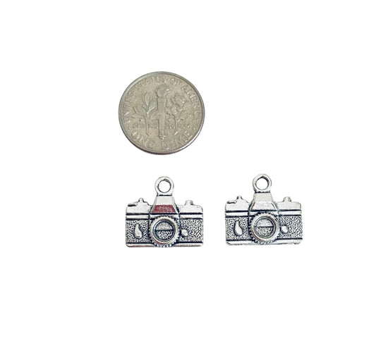 Base Metal Small Camera Charm