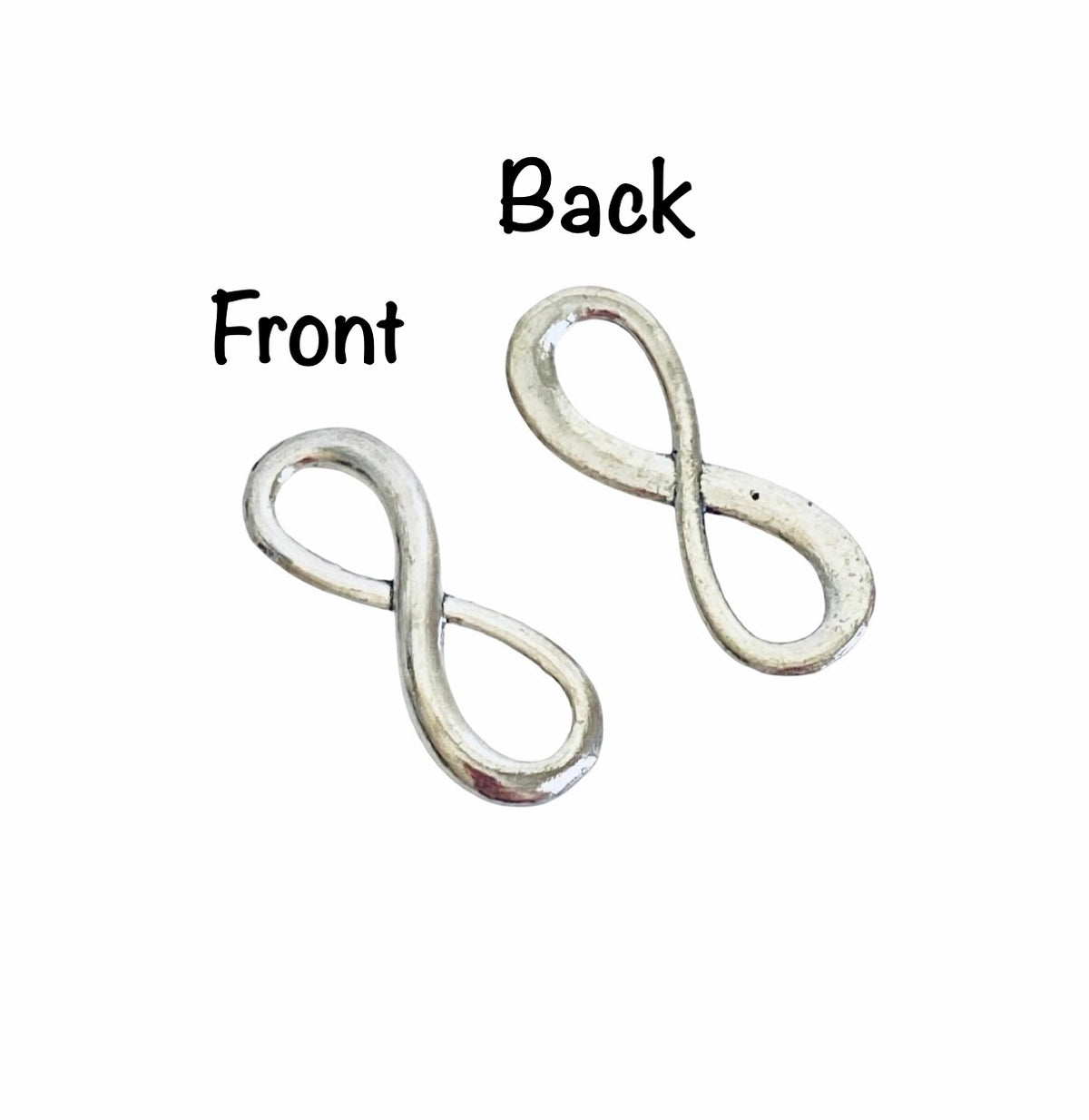 Base Metal Infinity Connector Charms