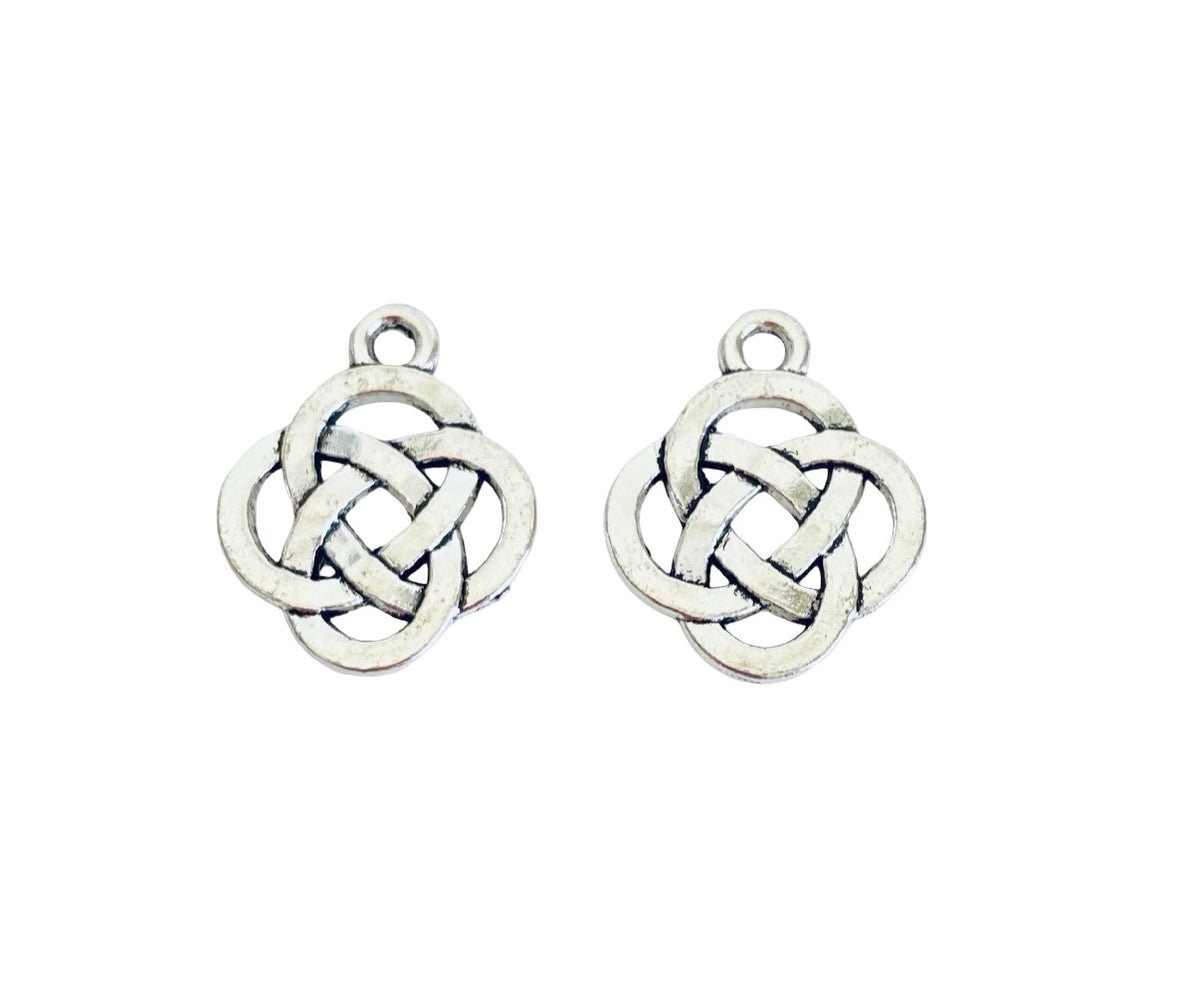 Base Metal Celtic Knot Charm