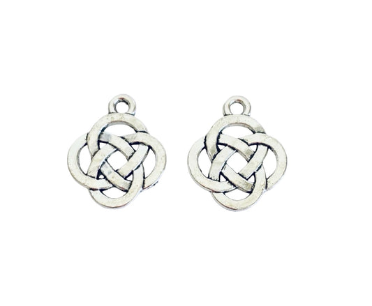 Base Metal Celtic Knot Charm