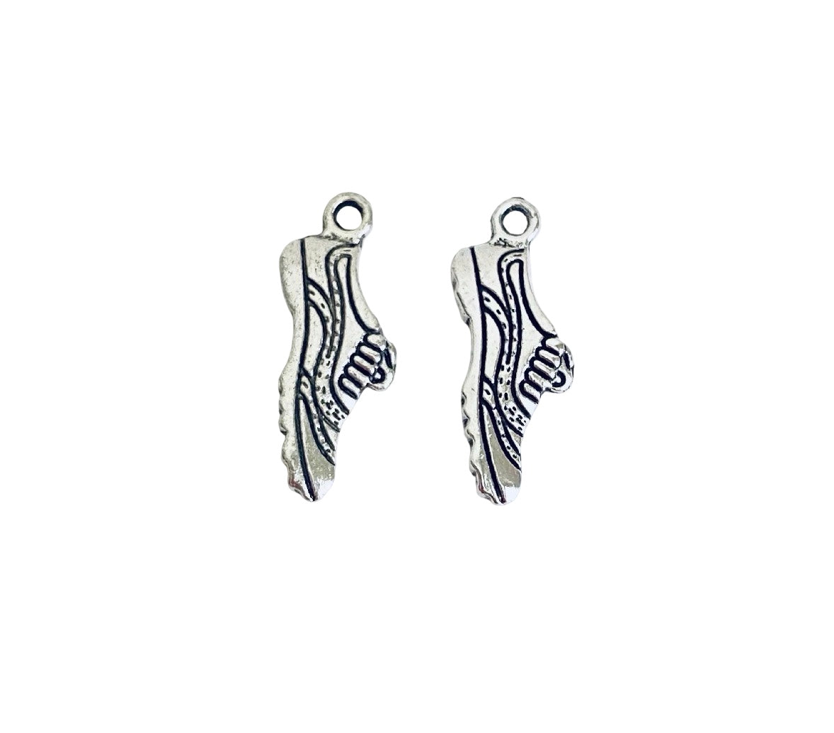 Base Metal Small Running Shoe Charm