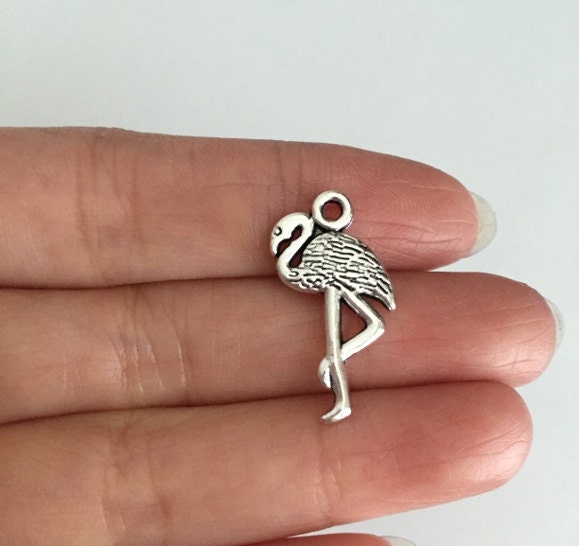 Small Flamingo Charm