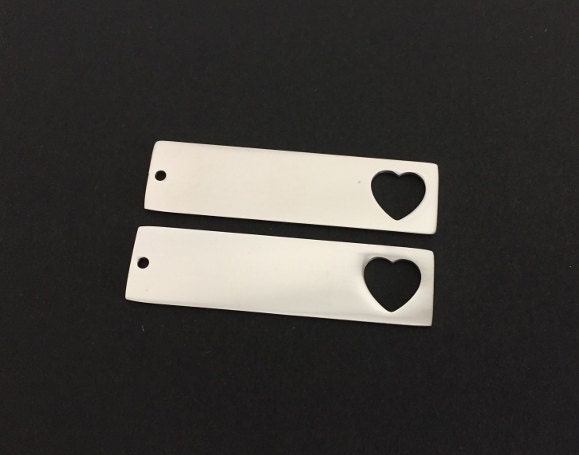 Stainless Steel Long Blank (13mm x 50mm)