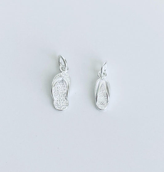 Sterling Silver Flip Flop Charm