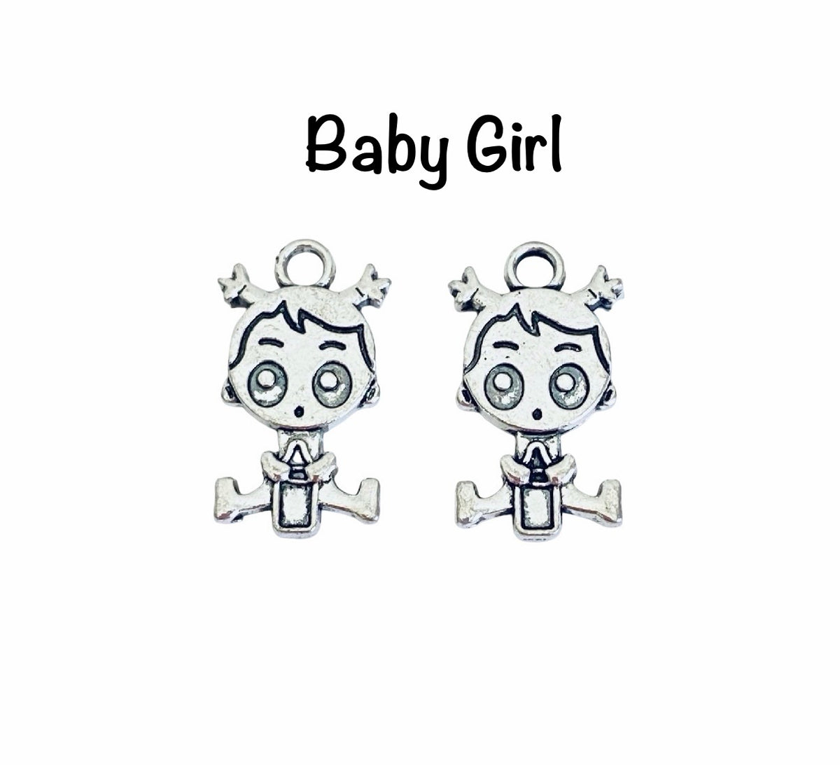 Base Metal Baby Boy or Girl Charm