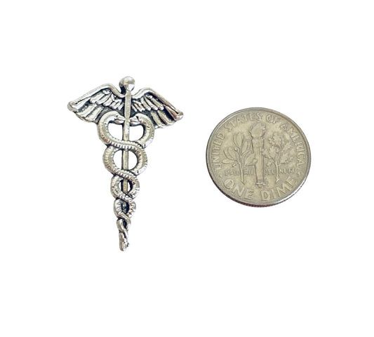 Base Metal Large Medical Charm
