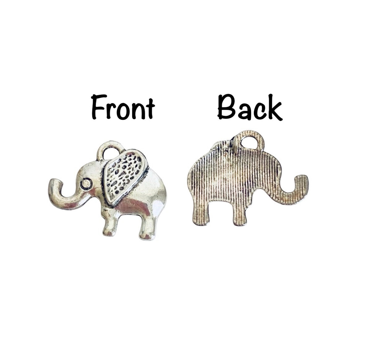 Base Metal Elephant Charm