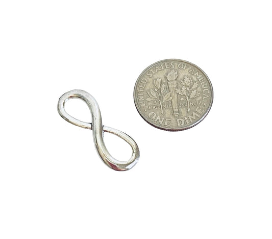 Base Metal Infinity Connector Charms