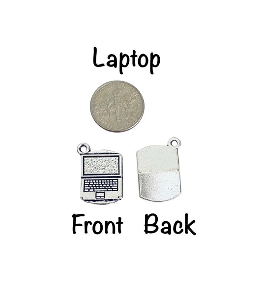Base Metal Laptop or Calculator Charm