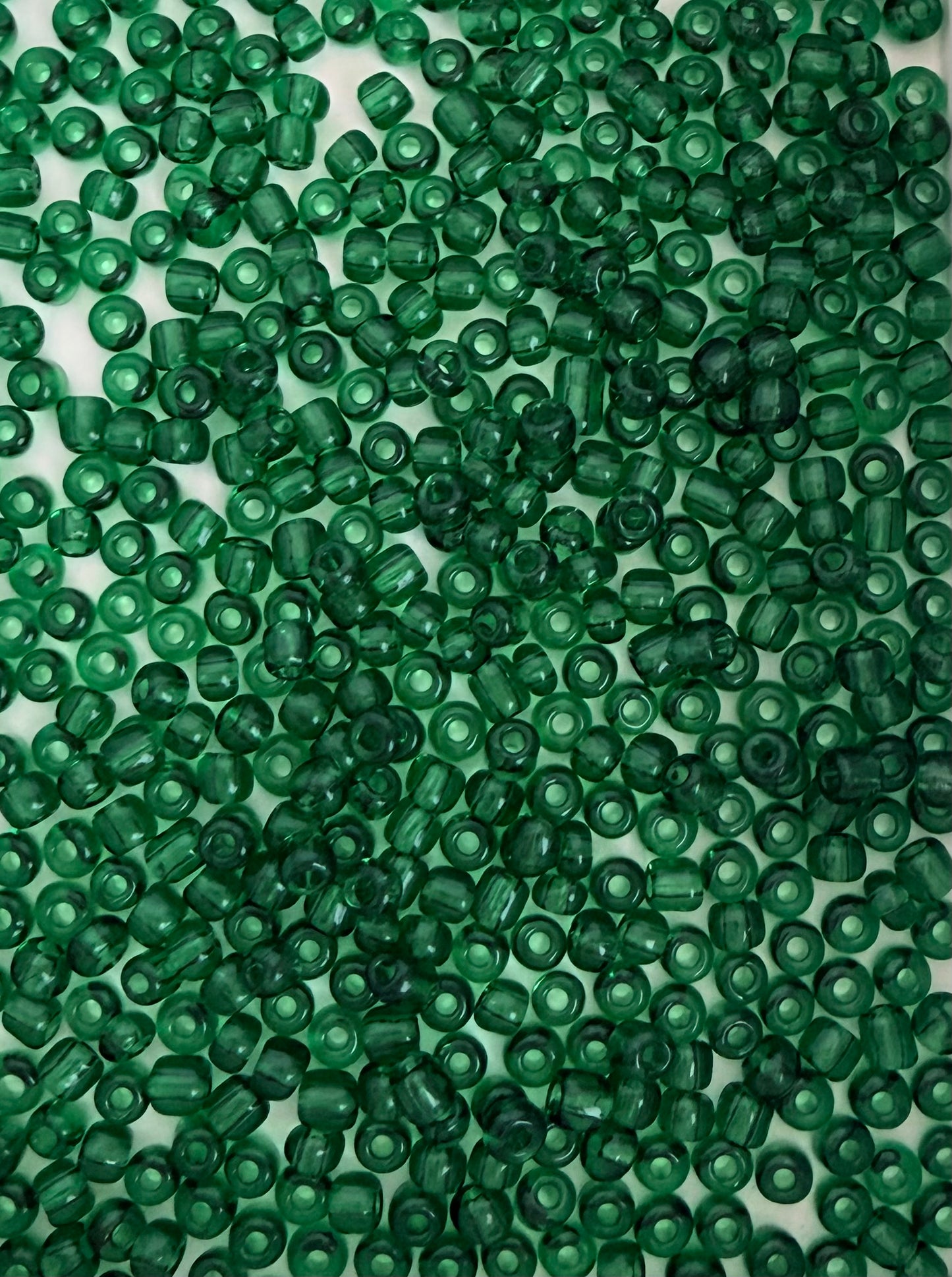 3mm Green Seed Beads • Lime Green & Dark Green Glass Beads for Jewelry Making, DIY Crafts