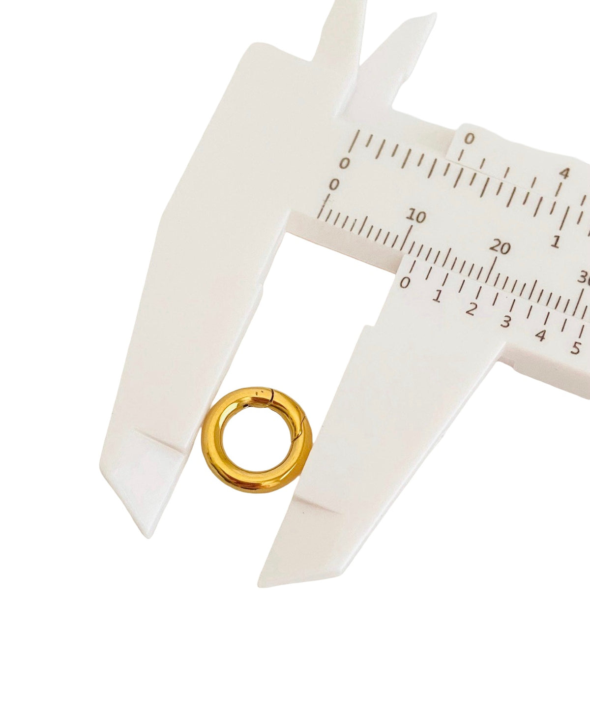 12mm Charm Holder Connector • Stainless Steel • Gold over Stainless Steel • Sold Individually