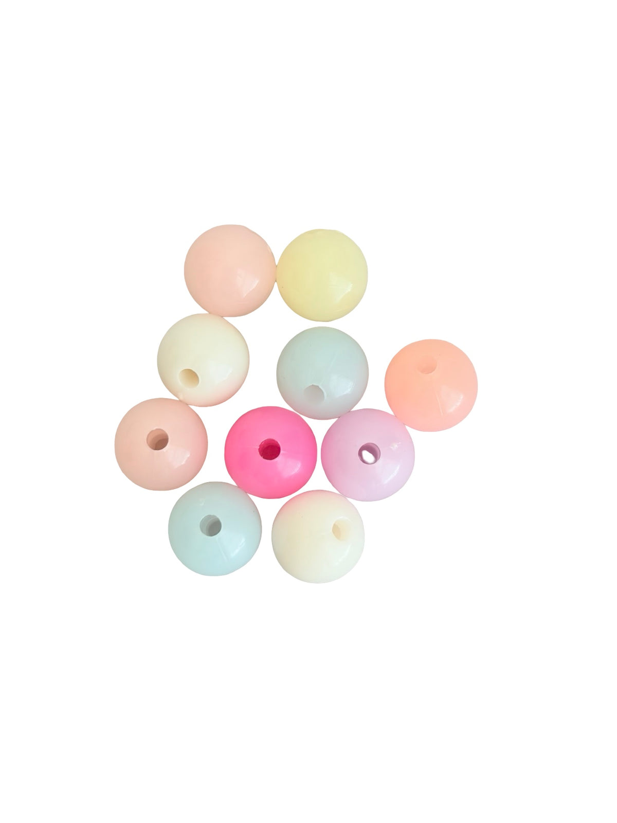 Acrylic Round Beads • Solid or Random Mix of Translucent Colors • 6mm, 8mm & 10mm Round Beads for Jewelry Making