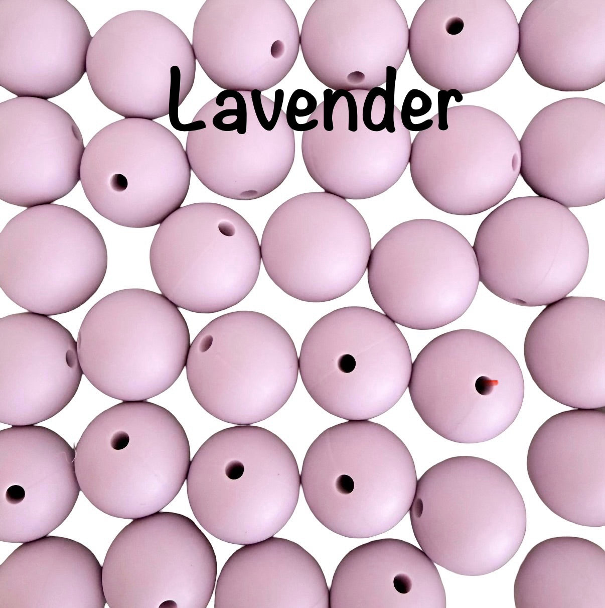 15mm Round Silicone Beads (Sold Individually)