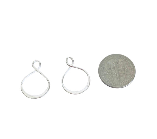 925 Sterling Silver Eternity Charm • Sold Individually