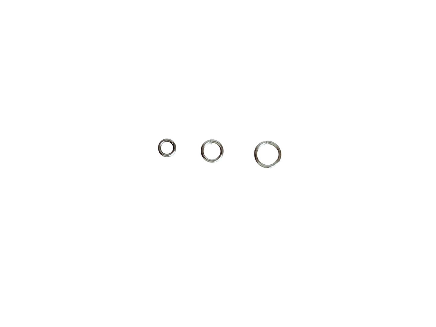 Stainless Steel Open Jump Rings 21 Gauge • 4mm, 5mm, 6mm Jewelry Making Supplies